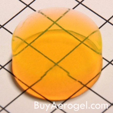 Yellow Aerogel Disc from Aerogel Technologies